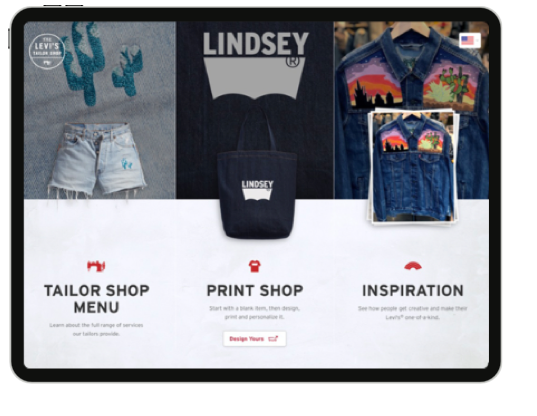 Levi's Taylor Shop Screenshot